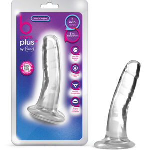 Shop Blush B Yours Plus 5" Hard n' Happy Dildo - Clear online