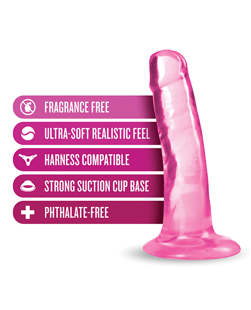 Shop Blush B Yours Plus 5" Hard n' Happy Dildo - Pink