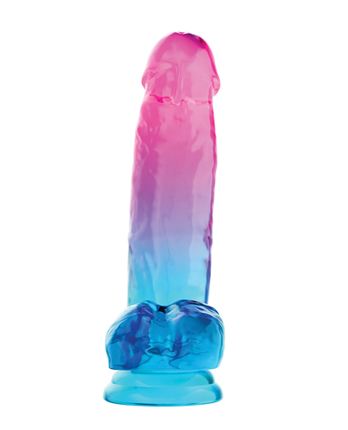 Blush B Yours Plus 6.75" Candy Colored Dildo - Multi Colors for sale