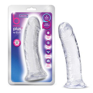 Shop Blush B Yours Plus 8" Roar n Ride Dildo - Clear online