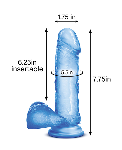 Shop Blush B Yours Sweet n Hard 2 w/Suction Cup - Blue