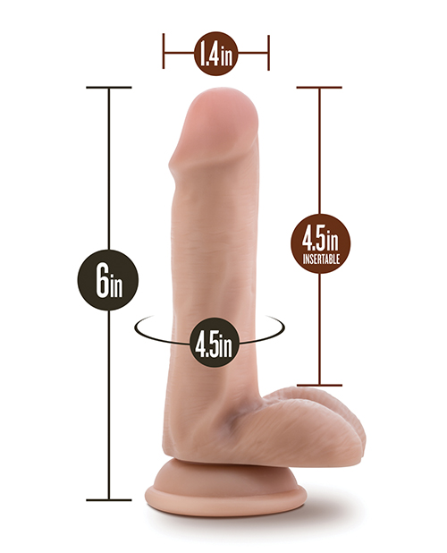 Shop Blush Coverboy Ranger Rob 6" Realistic Cock - Vanilla