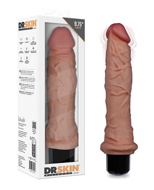 Shop Blush Dr. Skin Dr. Webber 9.75" Vibrating Dildo online
