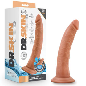 Shop Blush Dr. Skin Glide 7.5" Self Lubricating Dildo - Mocha online