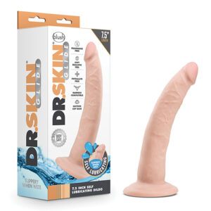 Shop Blush Dr. Skin Glide 7.5" Self Lubricating Dildo - Vanilla online