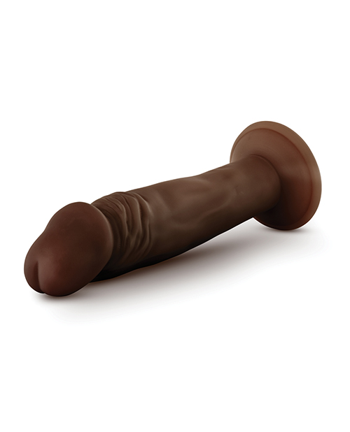 Blush Dr. Skin Plus 6" Posable Dildo - Chocolate for sale