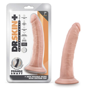 Shop Blush Dr. Skin Plus 7" Posable Dildo - Vanilla online