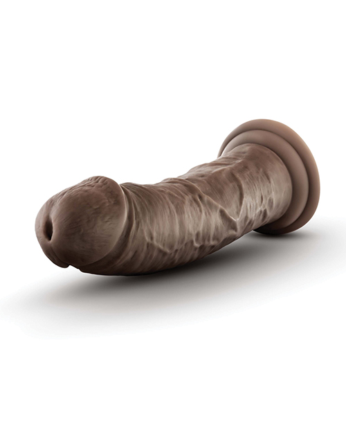 Blush Dr. Skin Plus 8" Posable Dildo - Chocolate for sale