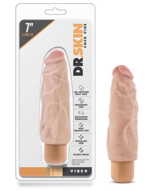 Buy Blush Dr. Skin Vibe 7" Dong #9 - Beige online