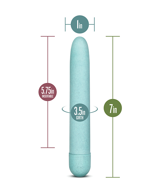 Shop Blush Gaia Biodegradable Vibrator Eco - Aqua