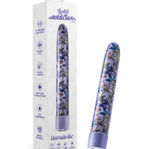 Shop Blush Limited Addiction Floradelic 7" Rechargeable Vibe - Purple online