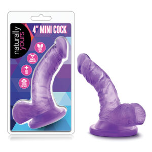 Shop Blush Naturally Yours 4" Mini Cock - Purple online