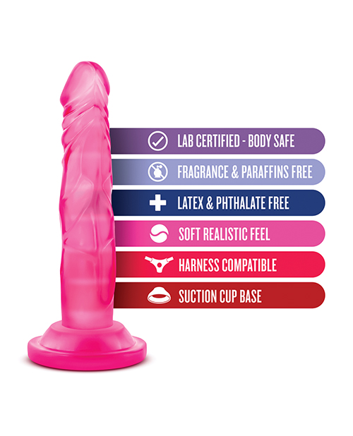 Buy Blush Naturally Yours 5" Mini Cock - Pink