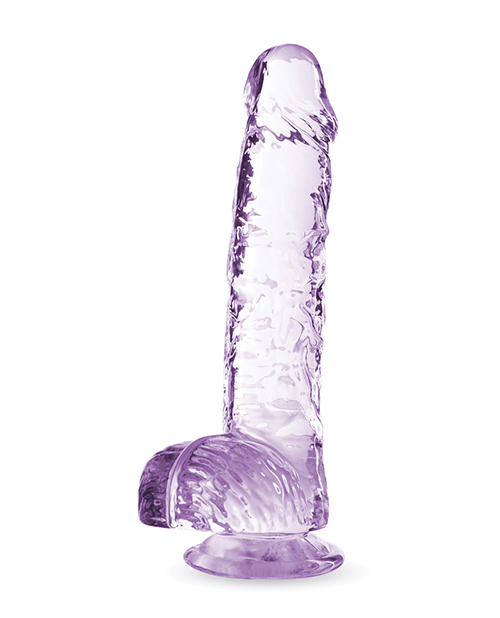 Order Blush Naturally Yours 6" Crystalline Dildo - Amethyst online