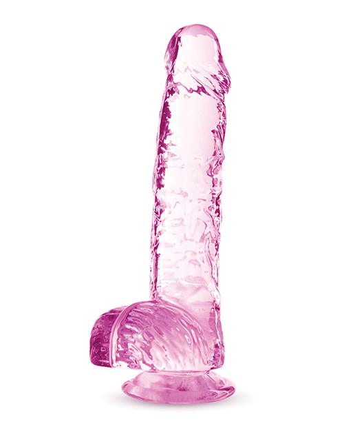 Order Blush Naturally Yours 6" Crystalline Dildo - Rose online
