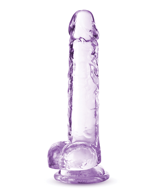 Order Blush Naturally Yours 7" Crystalline Dildo - Amethyst online