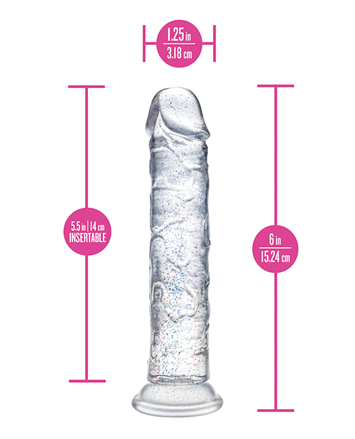 Shop Blush Naturally Yours - Gala - Sparkling Clear Dildo