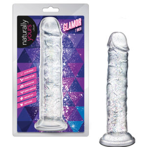 Shop Blush Naturally Yours - Glamor - Sparkling Clear Dildo online
