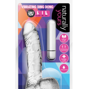 Shop Blush Naturally Yours Vibrating Ding Dong - Clear online
