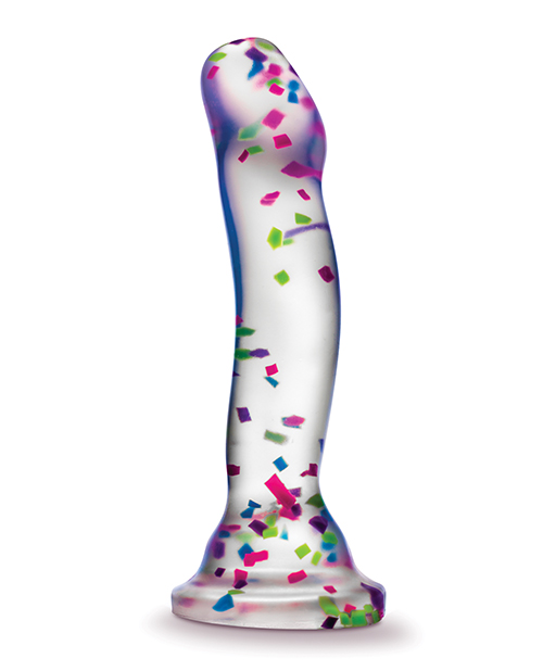 Order Blush Neo Elite Hanky Panky 7" Confetti Dildo - Glow in the Dark online