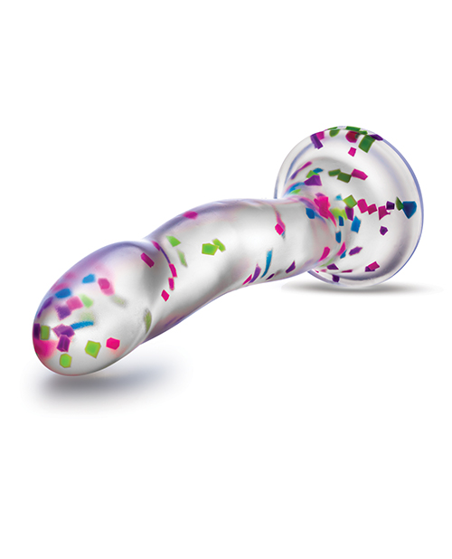 Blush Neo Elite Hanky Panky 7" Confetti Dildo - Glow in the Dark for sale
