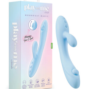 Shop Blush Play With Me Moondust Magic Vibrator - Blue online