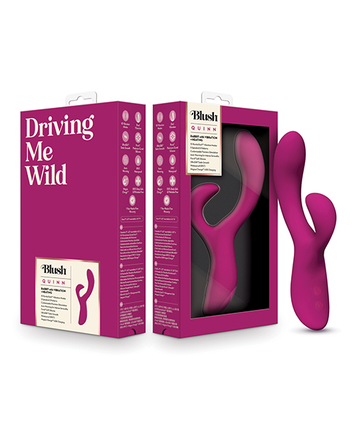 Shop Blush Quinn Rabbit Vibrator - Burgundy online