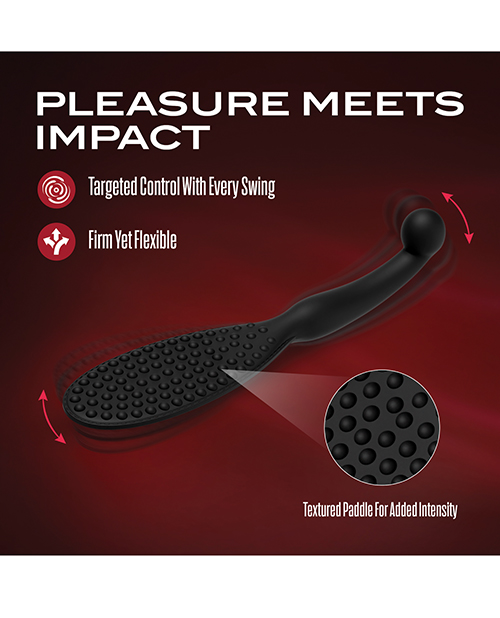 Shop Blush Temptasia Governess Paddle $ Dildo - Black