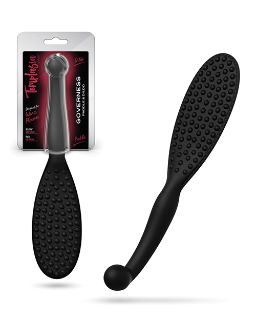 Shop Blush Temptasia Governess Paddle $ Dildo - Black online