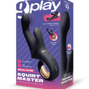 Shop Bodywand G-Play Dual Stim Squirt Master - Black online