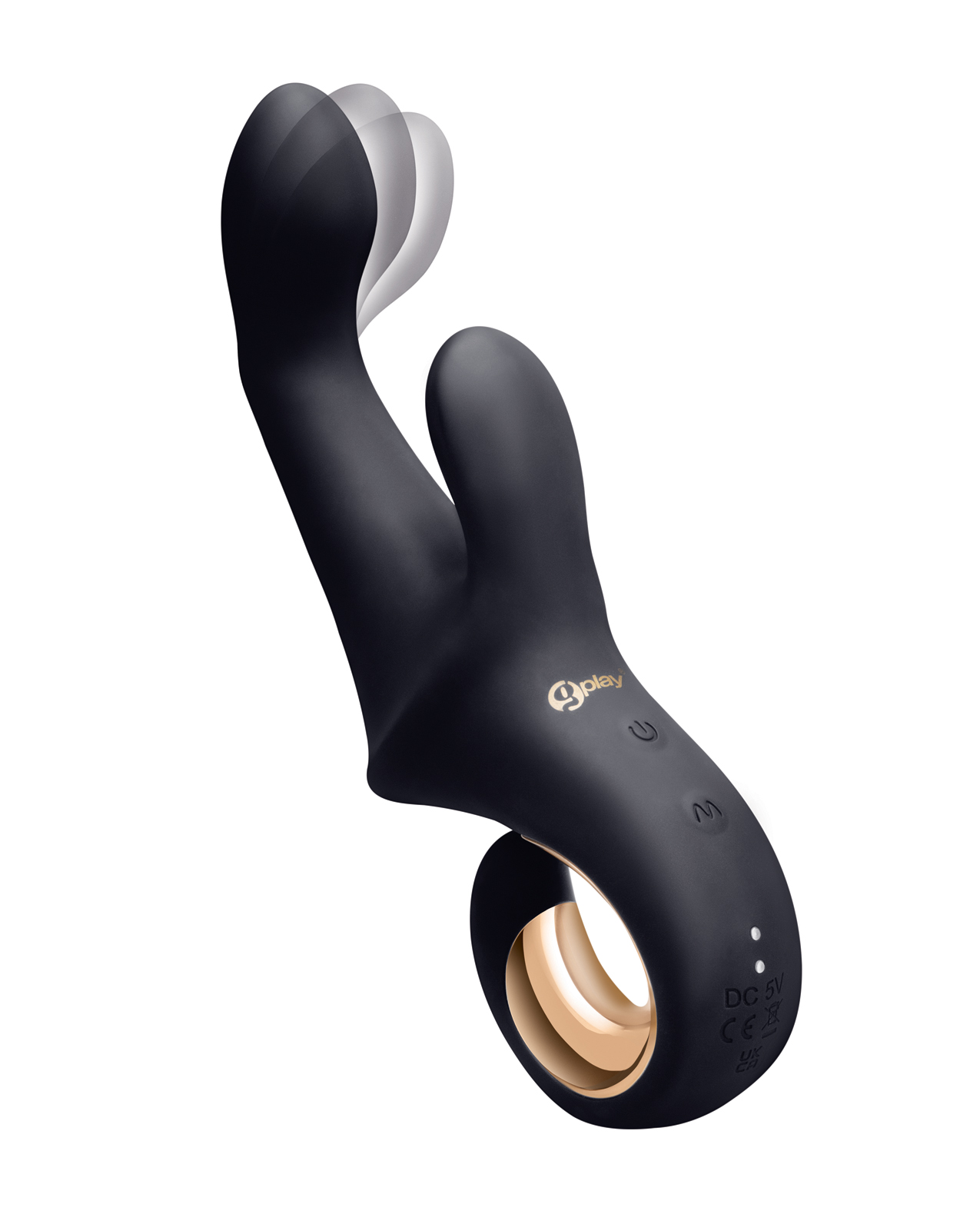 Shop Bodywand G-Play Dual Stim Squirt Master - Black