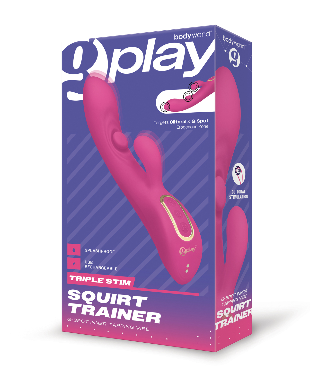 Shop Bodywand G-Play Triple Stim Squirt Trainer - Pink online