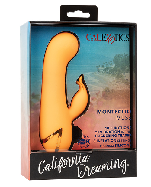 Order California Dreaming Montecito Muse Dual Stimulation Vibe - Orange online