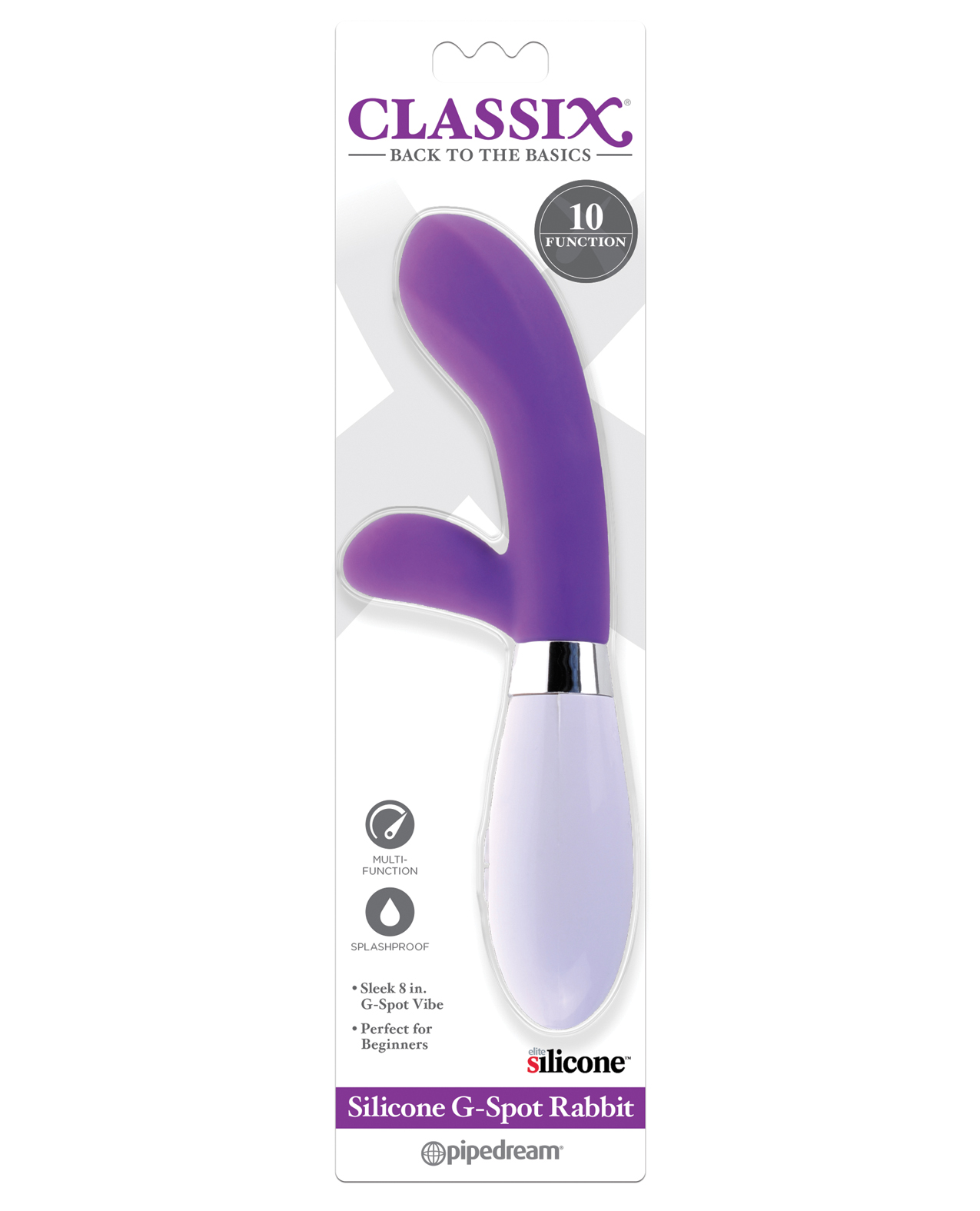 Shop Classix Silicone G-Spot Rabbit - Purple online