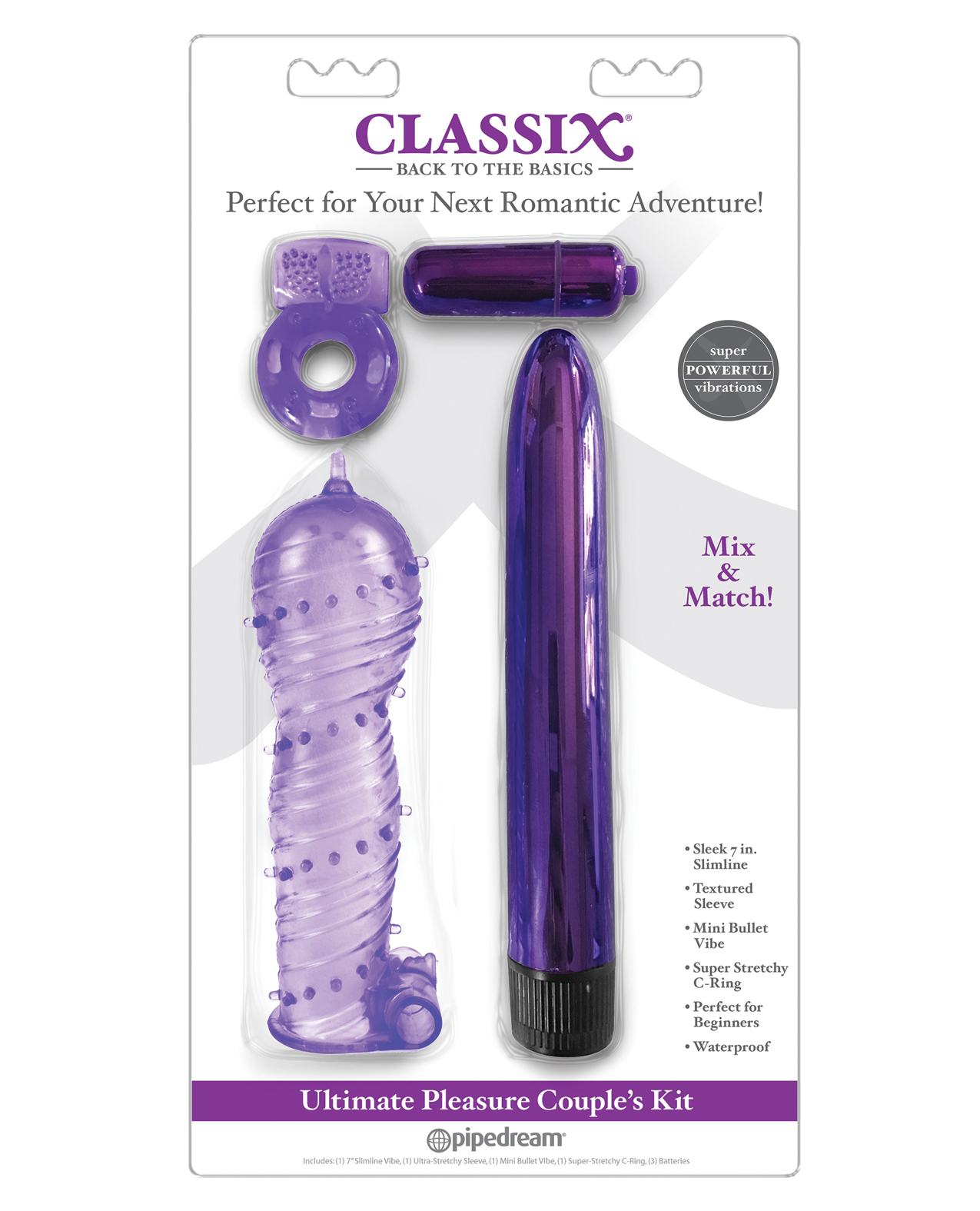 Shop Classix Ultimate Pleasure Couples Kit - Purple online