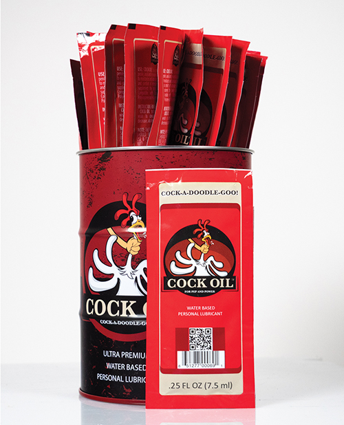Shop Cock Oil Collectors Edition Cock Oil Branded Drum  With 25 Foil Packets online
