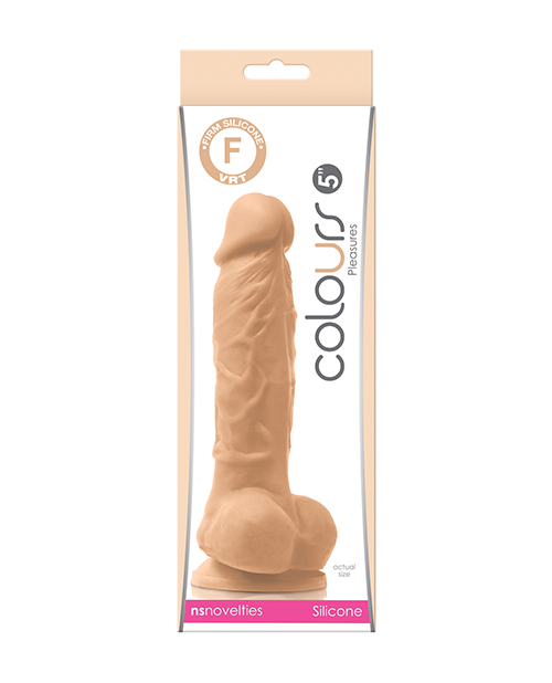 Shop Colours Pleasures 5" Dildo w/Suction Cup - Flesh online