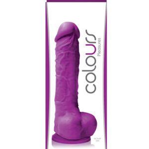 Shop Colours Pleasures 5" Dildo w/Suction Cup - Purple online