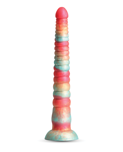 Order Colours Stacked 12" Dildo - Red/Gold online
