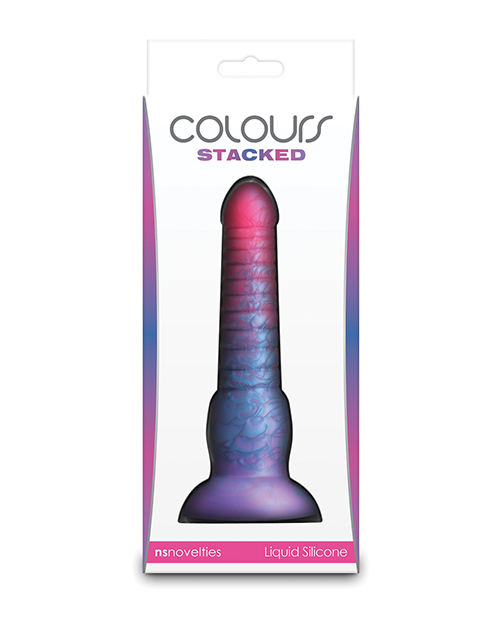 Buy Colours Colours Stacked 6" Dildo - Pink/Blue