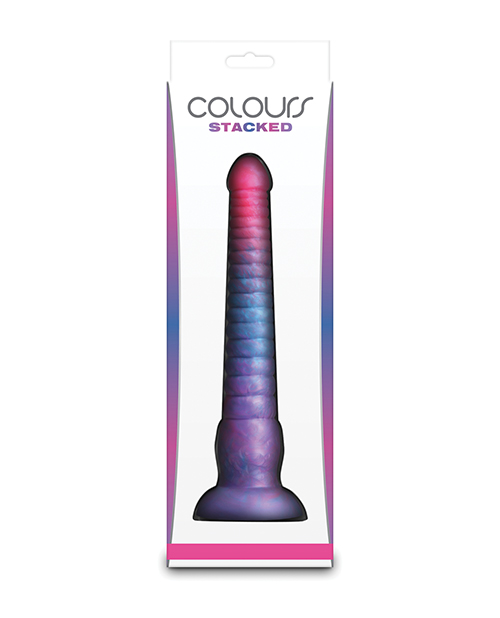Buy Colours Colours Stacked 9" Dildo - Pink/Blue