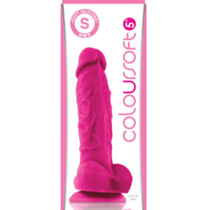 Shop ColourSoft 5" Silicone Soft Dildo - Pink online
