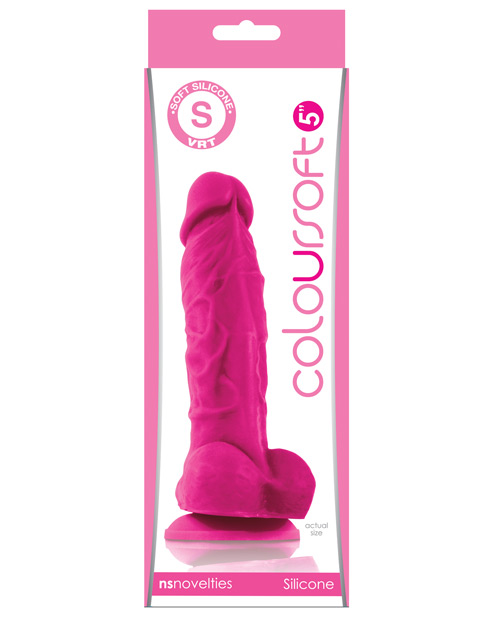 Shop ColourSoft 5" Silicone Soft Dildo - Pink online