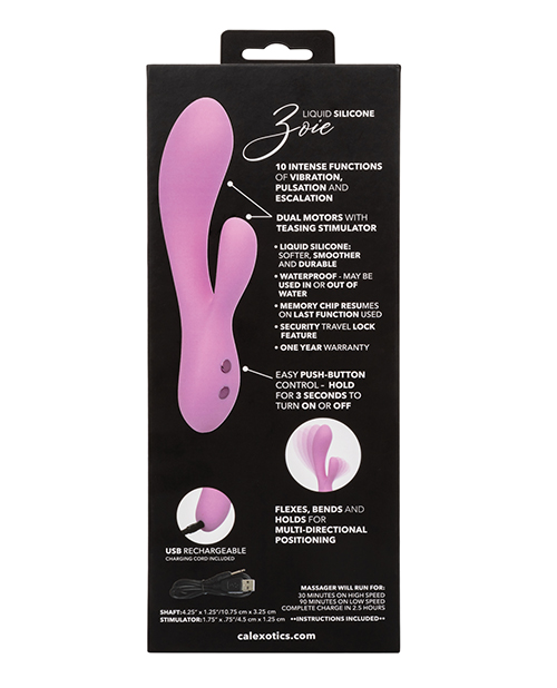 Order Contour Zoie Flexible Dual Massager - Pink online