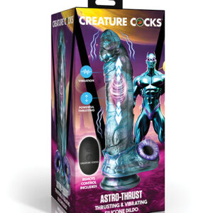 Shop Creature Cocks - Astro-Thrust Thrusting & Vibrating Silicone Dildo online