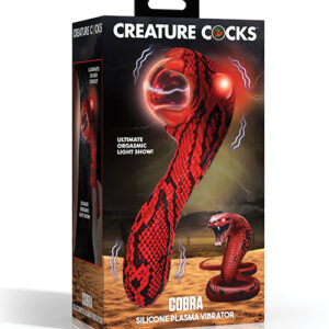 Shop Creature Cocks Cobra Scepter Plasma Vibrator - Red/Black online