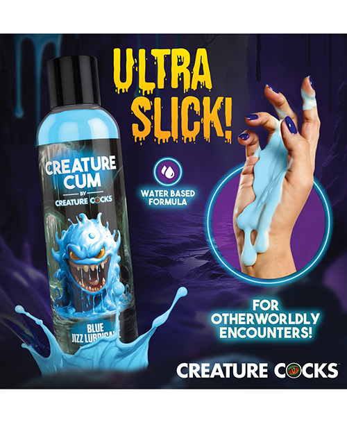 Buy Creature Cocks Creature Cocks - Creature Cum Blue Water-Based Lubricant 8 oz