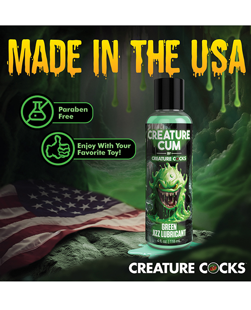Shop Creature Cocks - Creature Cum Green Water-Based Lubricant 4 oz