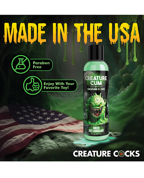 Shop Creature Cocks - Creature Cum Green Water-Based Lubricant 8 oz