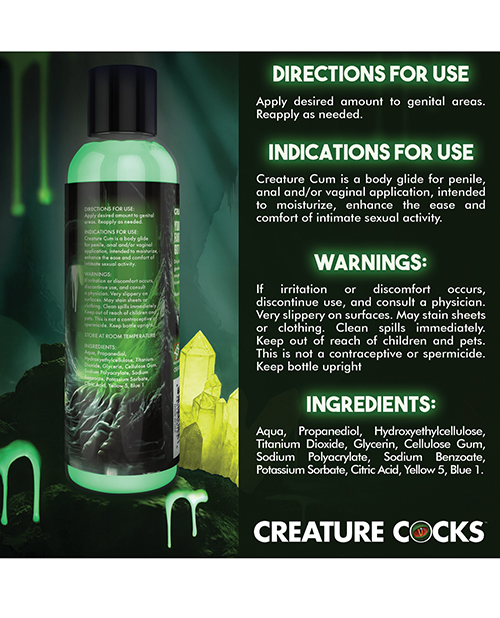 Buy Creature Cocks - Creature Cum Green Water-Based Lubricant 8 oz